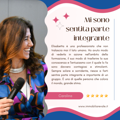 Mi sono sentita parte integrante
